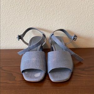 Everlane The Block Heel Sandal Dusty Lizard 8 $155